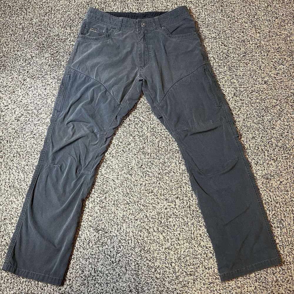 Kuhl Konfidant Air Pants Mens 32x30 Gray Hiking Outdoor Utility Vented